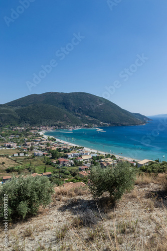 View over Vasiliki Village, Lefkada island, Greece. © Artur