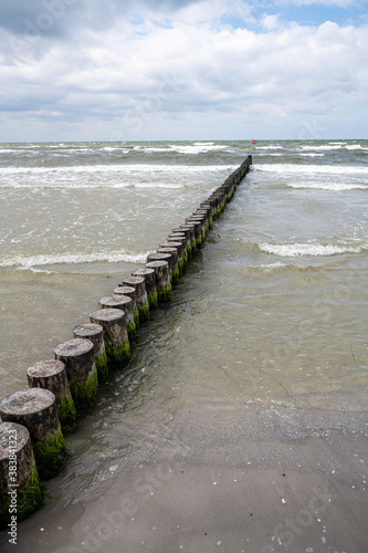 groynes in the baltic sea