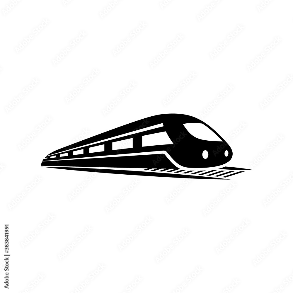High speed train logo.