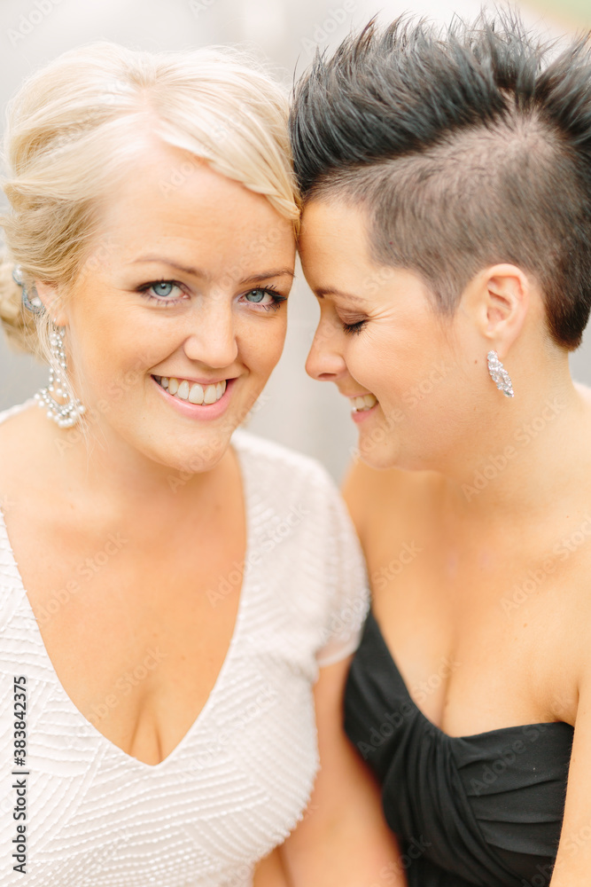 Happy brides together Happy brides together