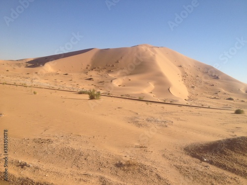 sand dunes in the desert