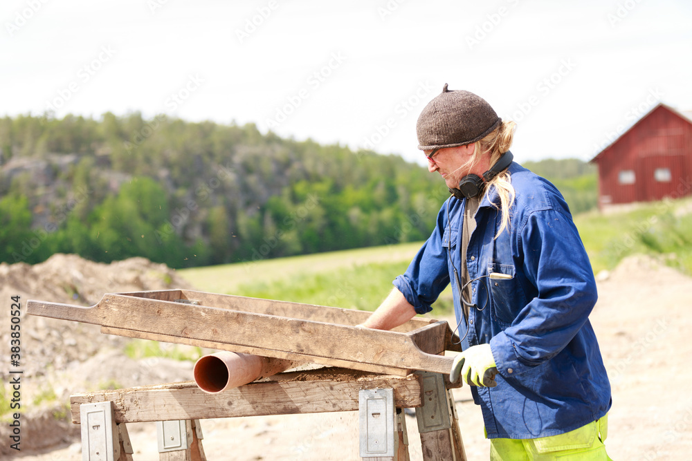 Archaeologist at work