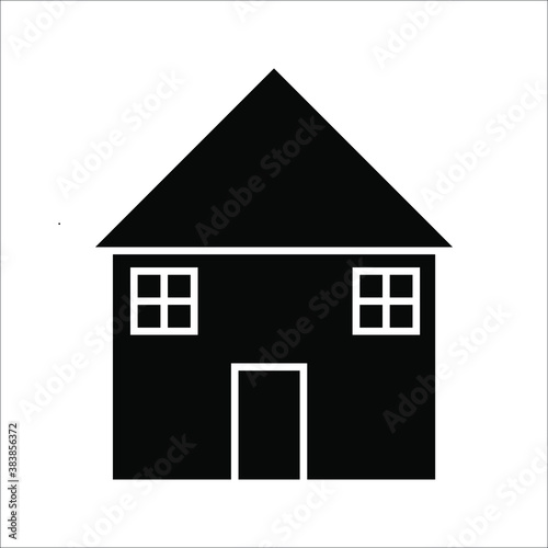 Home icon - symbol of house vector flat syle on white background