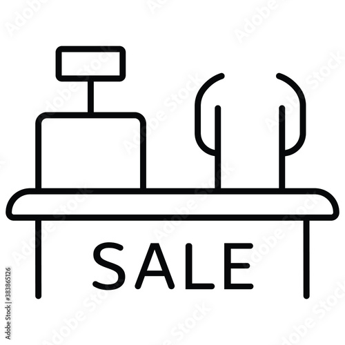 Online shopping icon payment vector photo