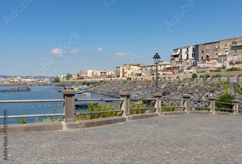 Fototapeta Naklejka Na Ścianę i Meble -  panoramic view of sefront of Portici - Naples