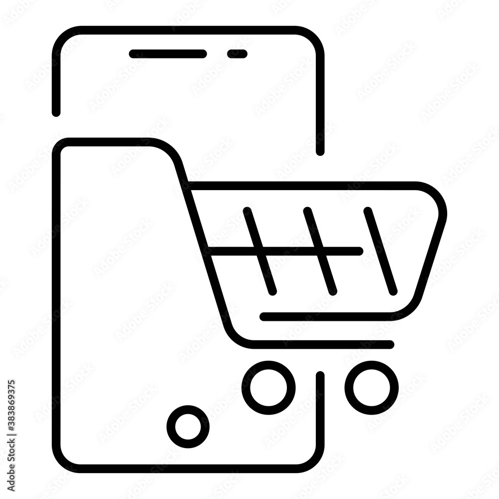 Shopping e-commerce icon vector illustration Shopping e-commerce icon vector illustration