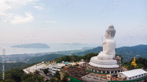 Big buddha one of the Phuket island most important and revered landmarks on Phuket island