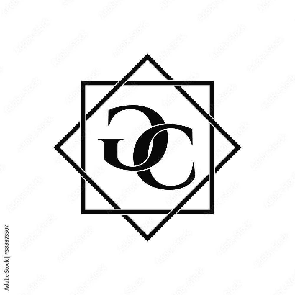 Letter GC luxury logo design vector Letter GC luxury logo design vector