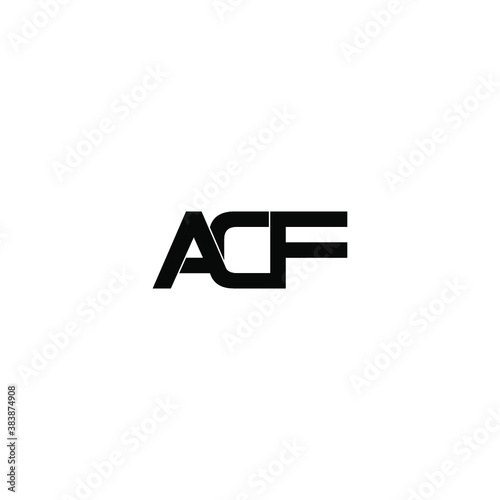 Free Download acf letter original monogram logo design - GFXLoad