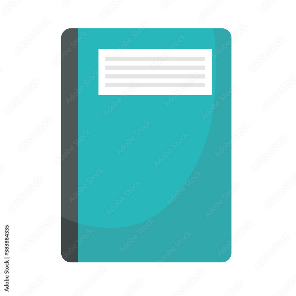 text books school supply flat style icon text books school supply flat style icon