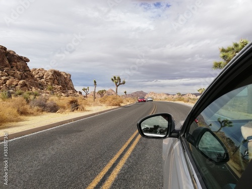 driving on the road