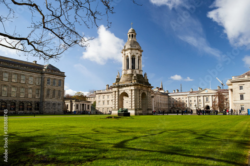 Obraz na płótnie Trinity College in Dublin, Ireland w salonie