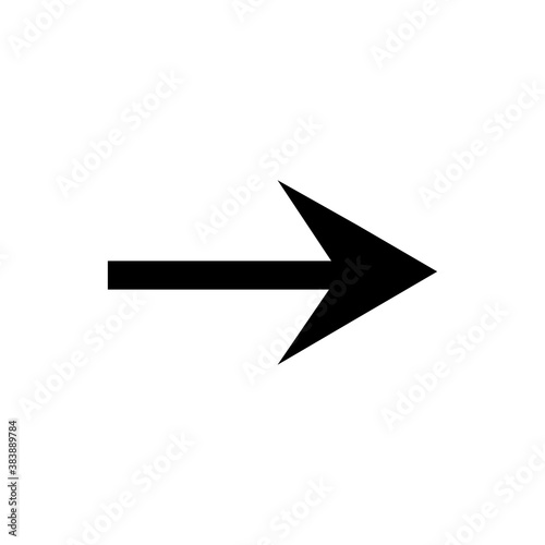 Free Download Black arrow icon. Vector illustration isolated on white. - GFXLoad