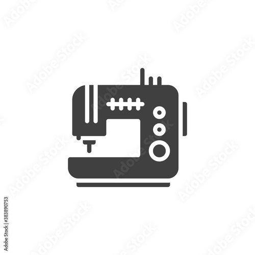 Sewing machine vector icon