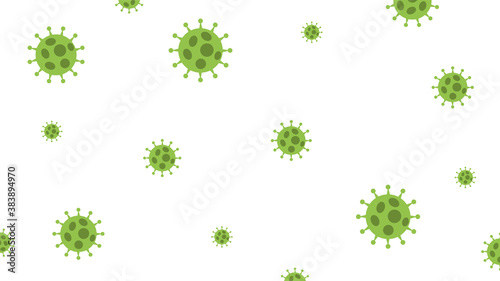 Coronavirus poster. Banner 2019-nCoV. Background with concept of viral disease and pandemic. Medical vector illustration 