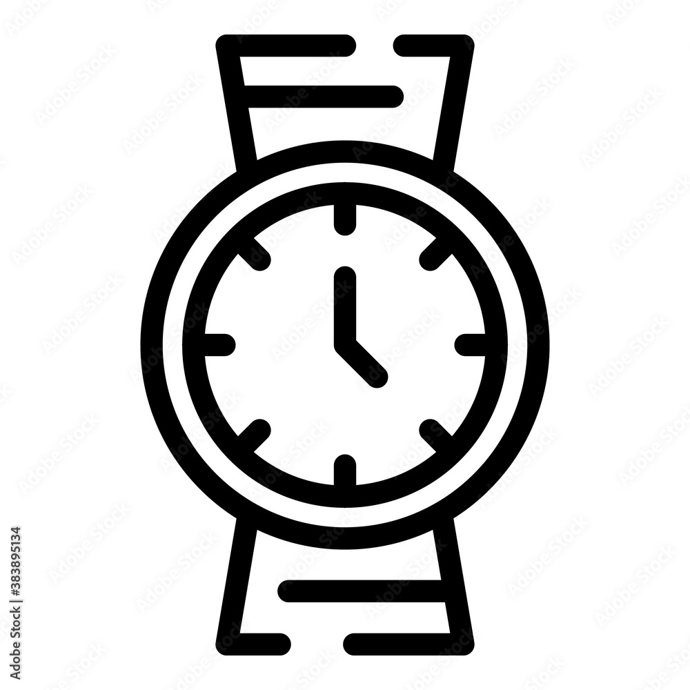 Smartwatch icon. Outline smartwatch vector icon for web design isolated on white background Smartwatch icon. Outline smartwatch vector icon for web design isolated on white background