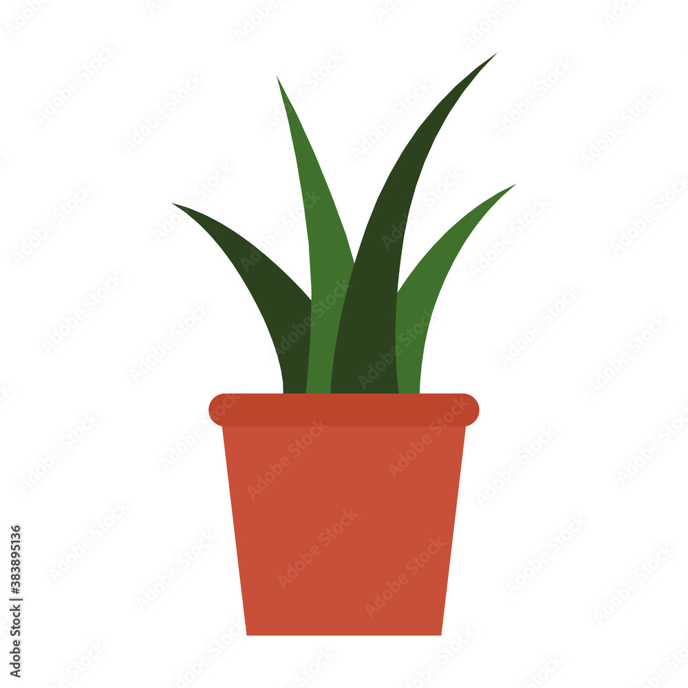 houseplant in ceramic pot isolated icon houseplant in ceramic pot isolated icon