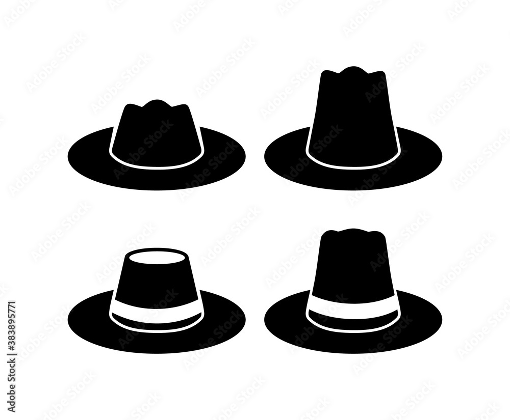cowboy hat icon vector illustration
