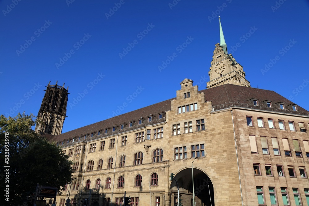 Fototapeta premium Duisburg City Hall, Germany