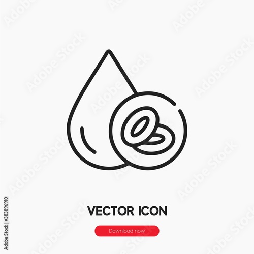 anemia icon vector sign symbol