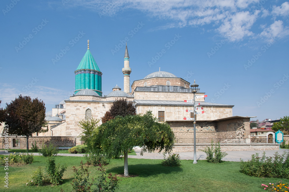 The Mevlana Mausoleum. Konya, Turkey.