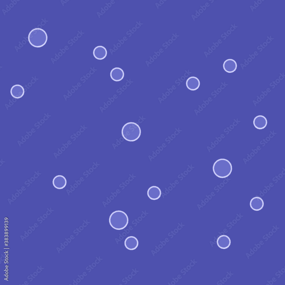 blue circles with white texture line on blue background