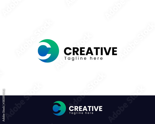 C Letter Logo. C Letter Design Vector for logo, symbol and icon