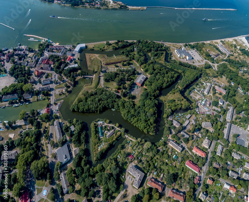 Fototapeta Naklejka Na Ścianę i Meble -  the Swedish fortress of Pillau citadel in Baltiysk, Russia 