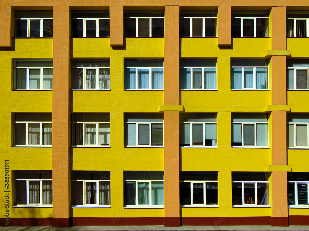 Facade of a multi-storey building