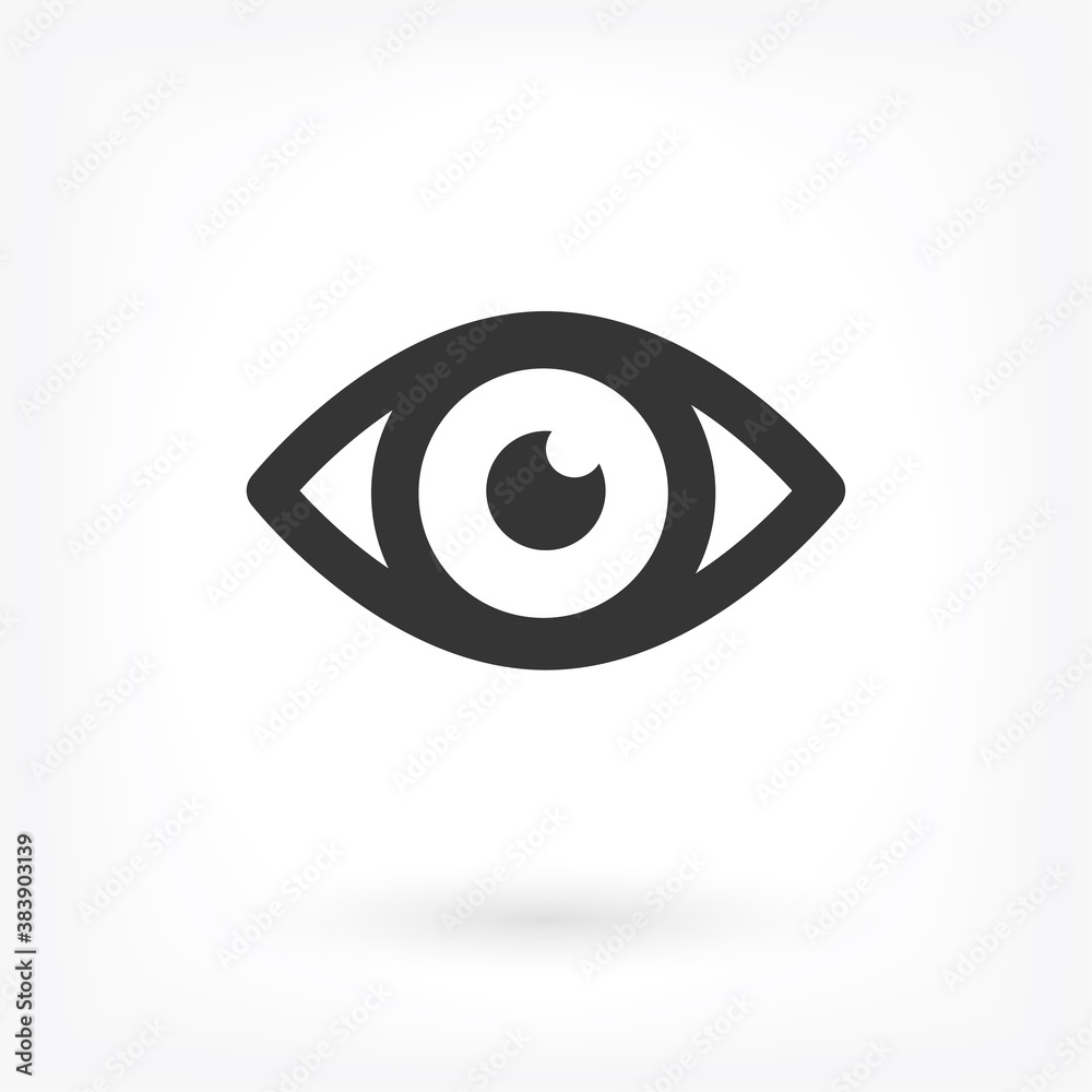 Eye Vector icon . Lorem Ipsum Illustration design