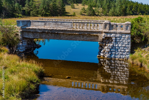 Old stone bridge on Crni Rz...