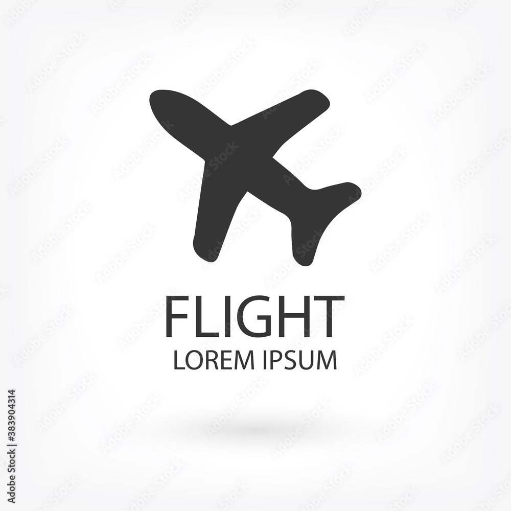 Aircraft Vector icon . Lorem Ipsum Illustration design