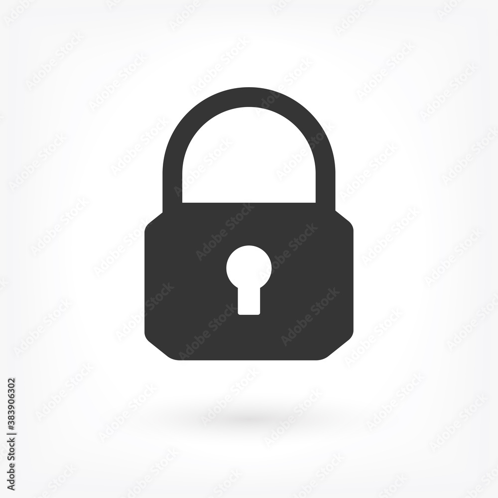 Lock Vector icon . Lorem Ipsum Illustration design Lock Vector icon . Lorem Ipsum Illustration design