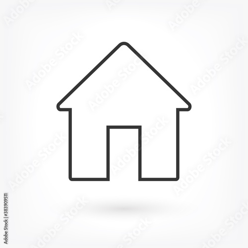 Home Vector icon . Lorem Ipsum Illustration design
