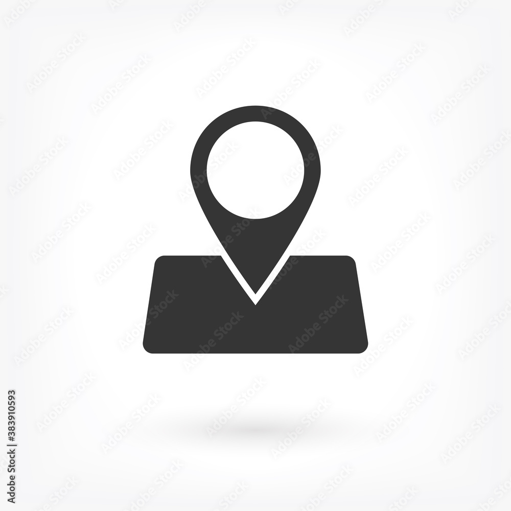 GPS - the sign location. Template logo . Lorem Ipsum Illustration design GPS - the sign location. Template logo . Lorem Ipsum Illustration design