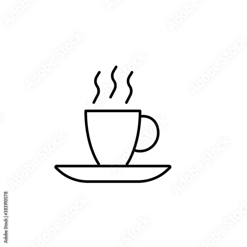 Coffee espresso icon element of coffe icon for mobile concept and web apps. Thin line coffee espresso icon can be used for web and mobile. Premium icon on white background