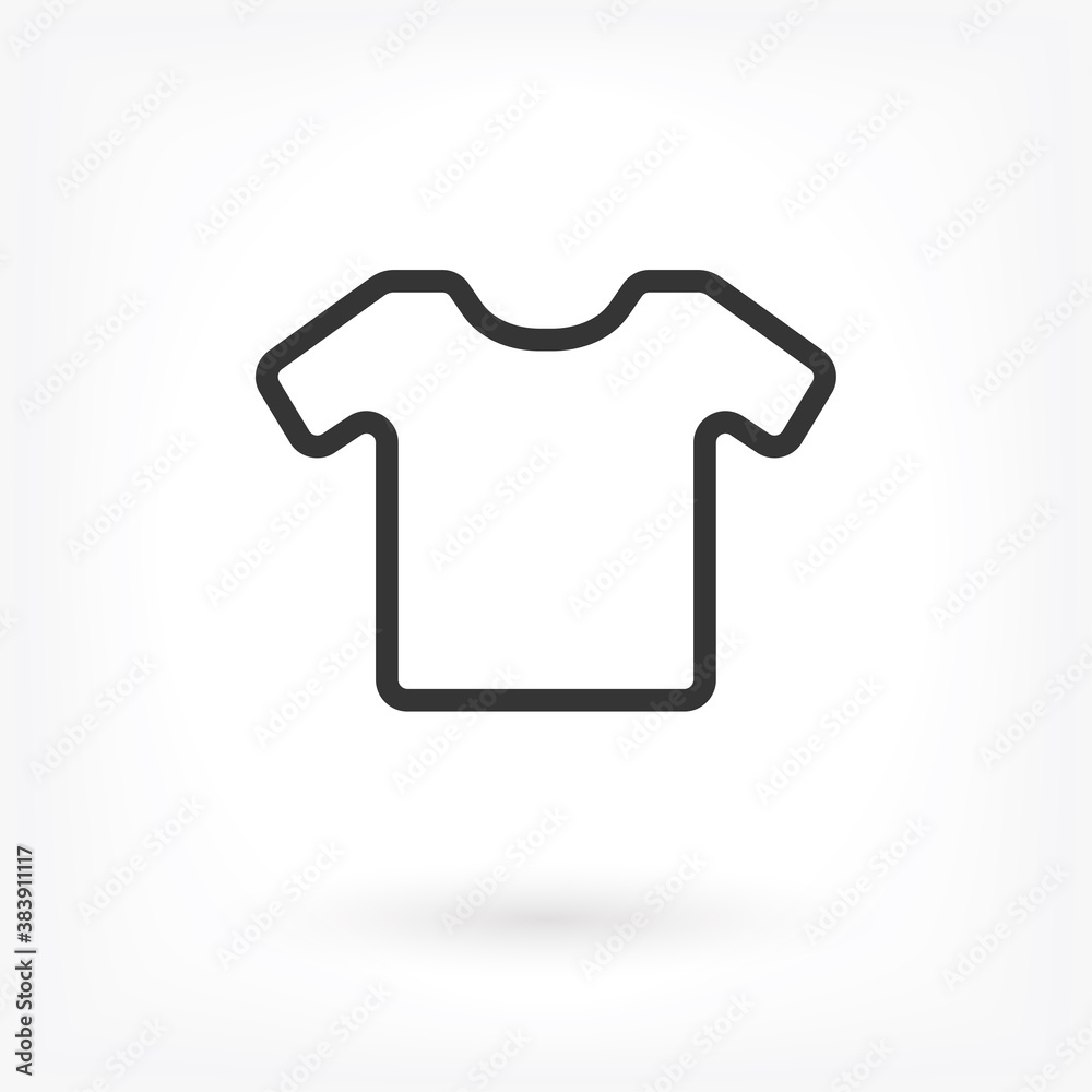 Vector White Blank Tshirt Icon Symbol . Lorem Ipsum Illustration design Vector White Blank Tshirt Icon Symbol . Lorem Ipsum Illustration design