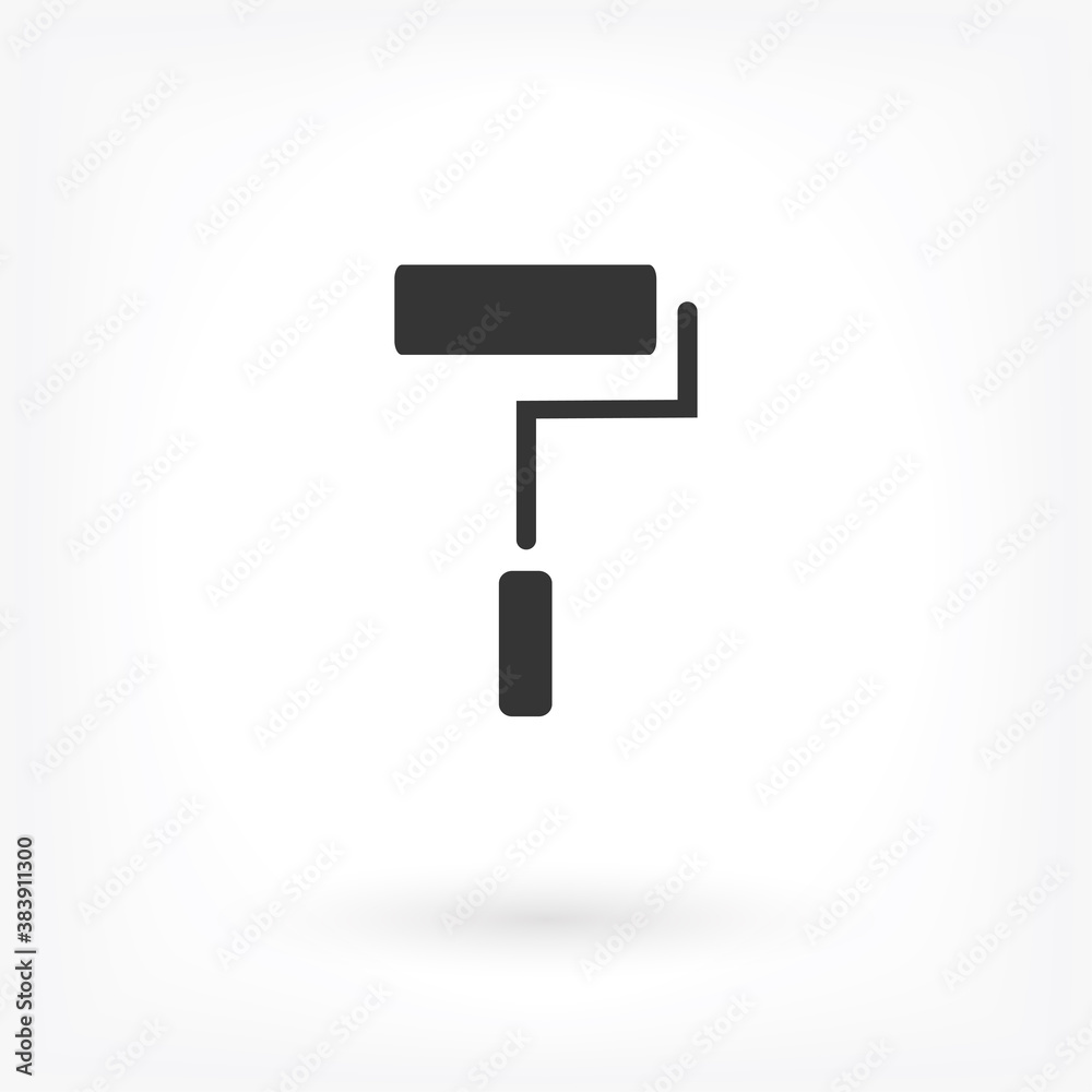 Paint Roller Icon . Lorem Ipsum Illustration design Paint Roller Icon . Lorem Ipsum Illustration design