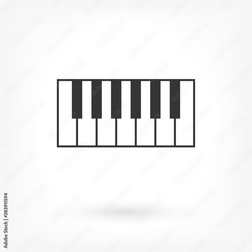 Fototapeta premium piano vector icon . Lorem Ipsum Illustration design