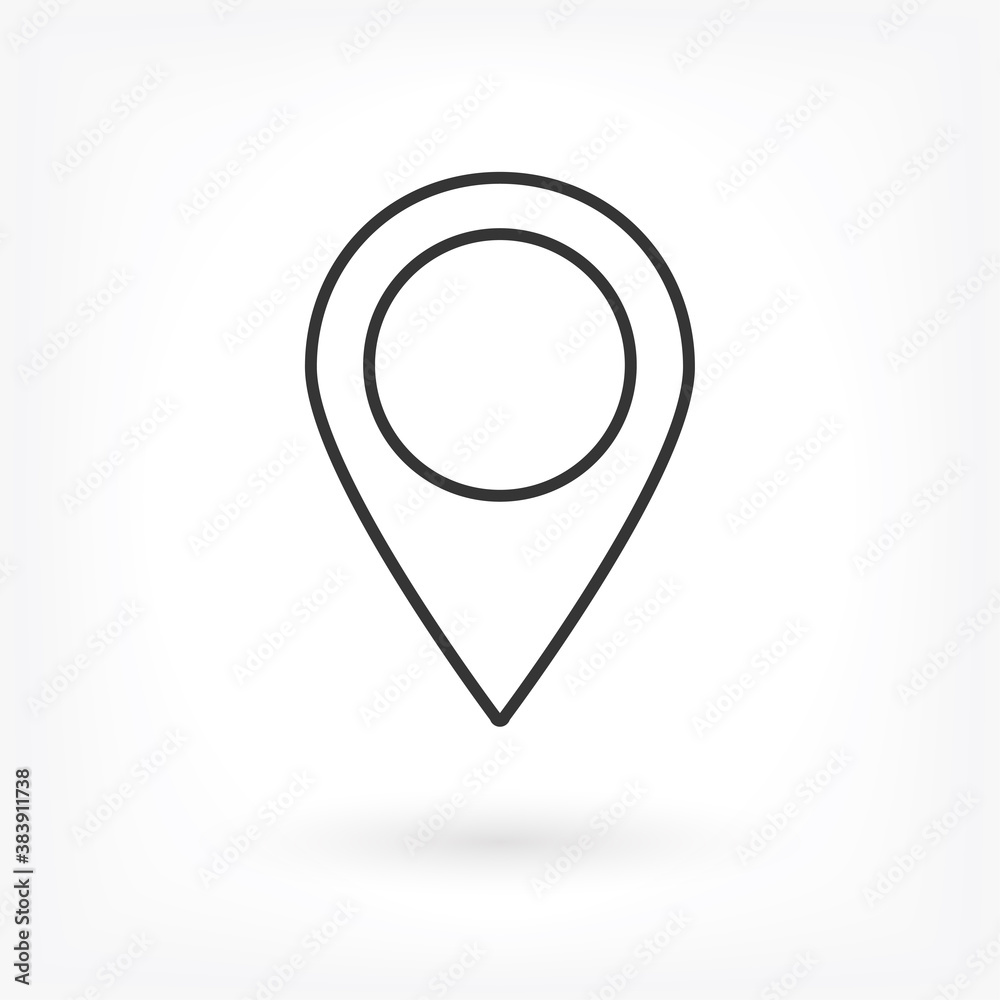 GPS - the sign location. Template logo . Lorem Ipsum Illustration design GPS - the sign location. Template logo . Lorem Ipsum Illustration design