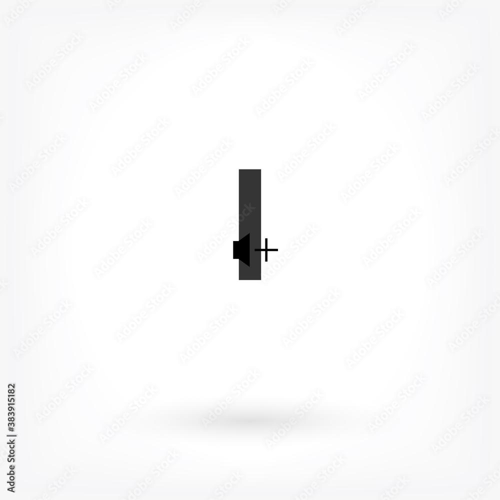 add sound icon vector . Lorem Ipsum Illustration design add sound icon vector . Lorem Ipsum Illustration design