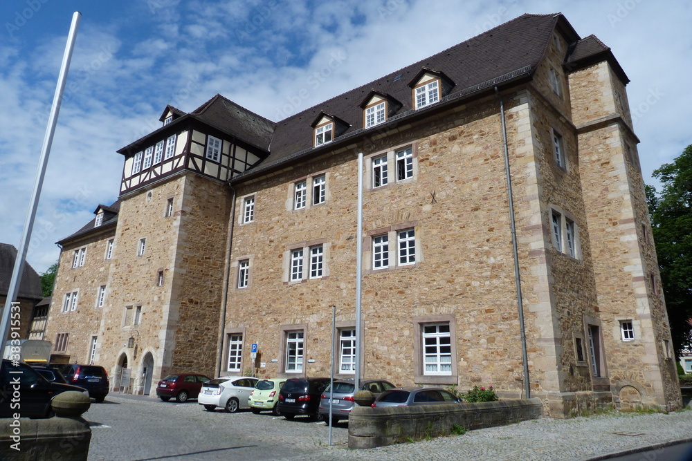 Schloss Melsungen in Hessen an der Fulda