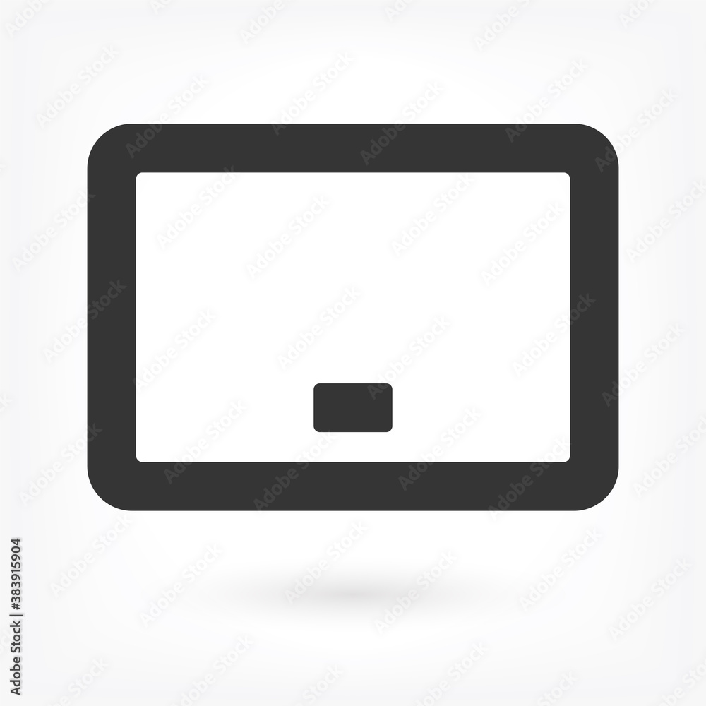 the tablet icon . Lorem Ipsum Illustration design the tablet icon . Lorem Ipsum Illustration design