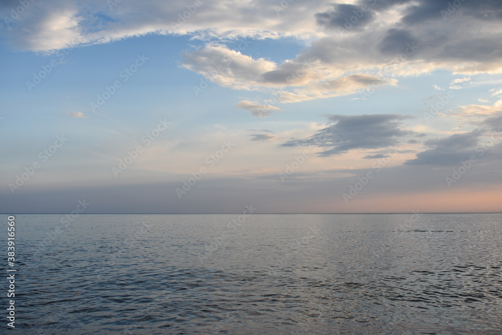 sunset on the sea sunset on the sea