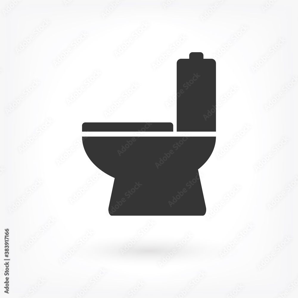 Vector icon toilet 10 EPS . Lorem Ipsum Illustration design