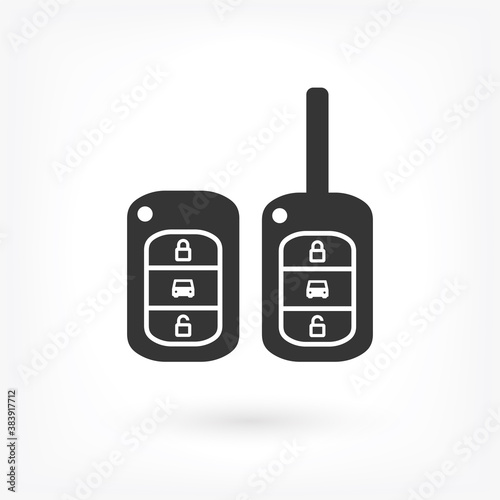 Vector icon car key 10 EPS . Lorem Ipsum Illustration design