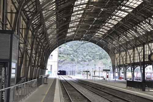 Estación de ferrocarril, Portbou, Gerona, Cataluña, España