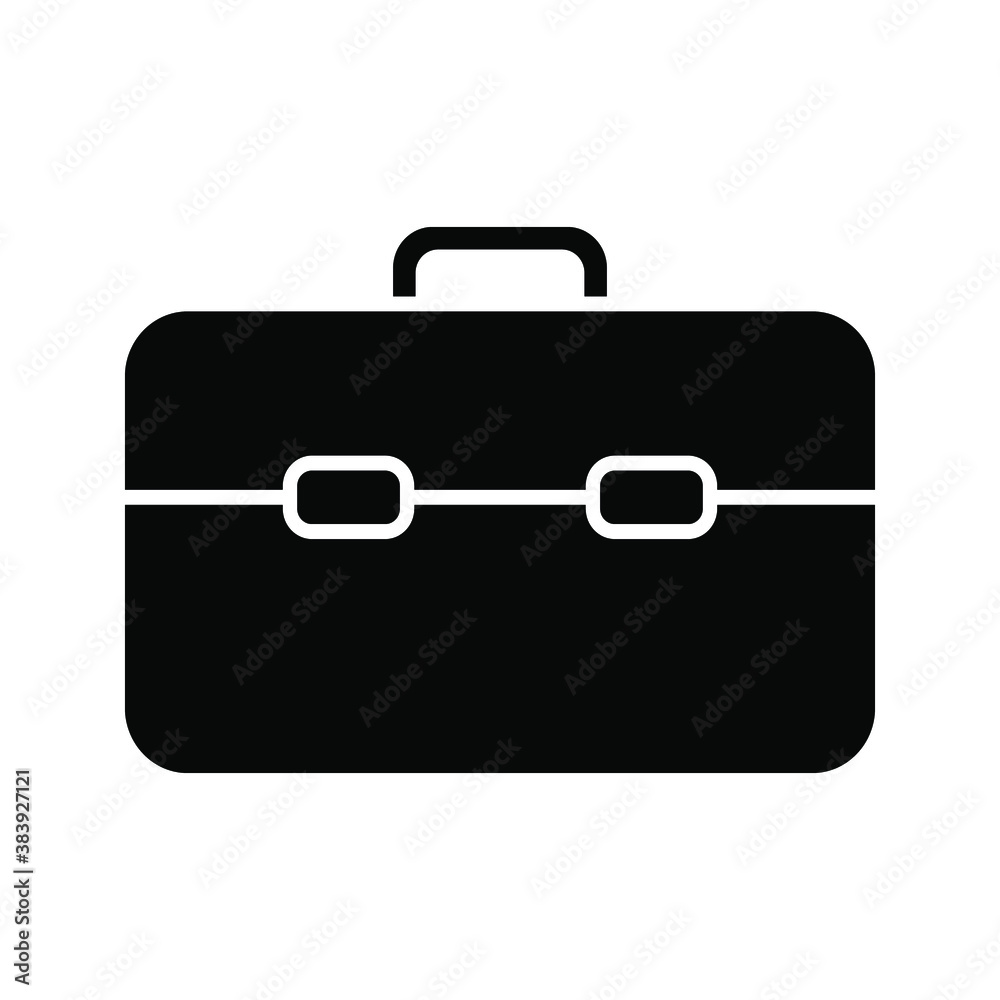 briefcase - suitcase icon vector design template. briefcase - suitcase icon vector design template.