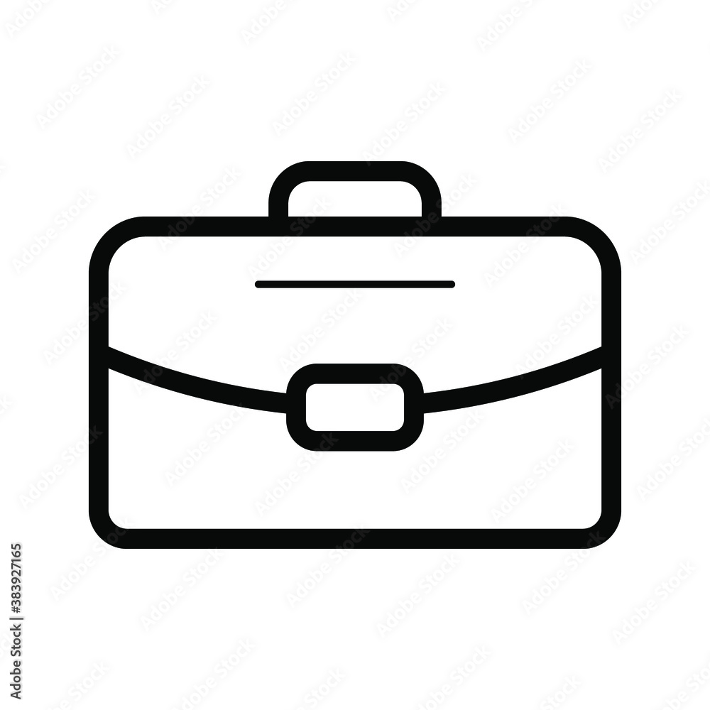briefcase - suitcase icon vector design template. briefcase - suitcase icon vector design template.