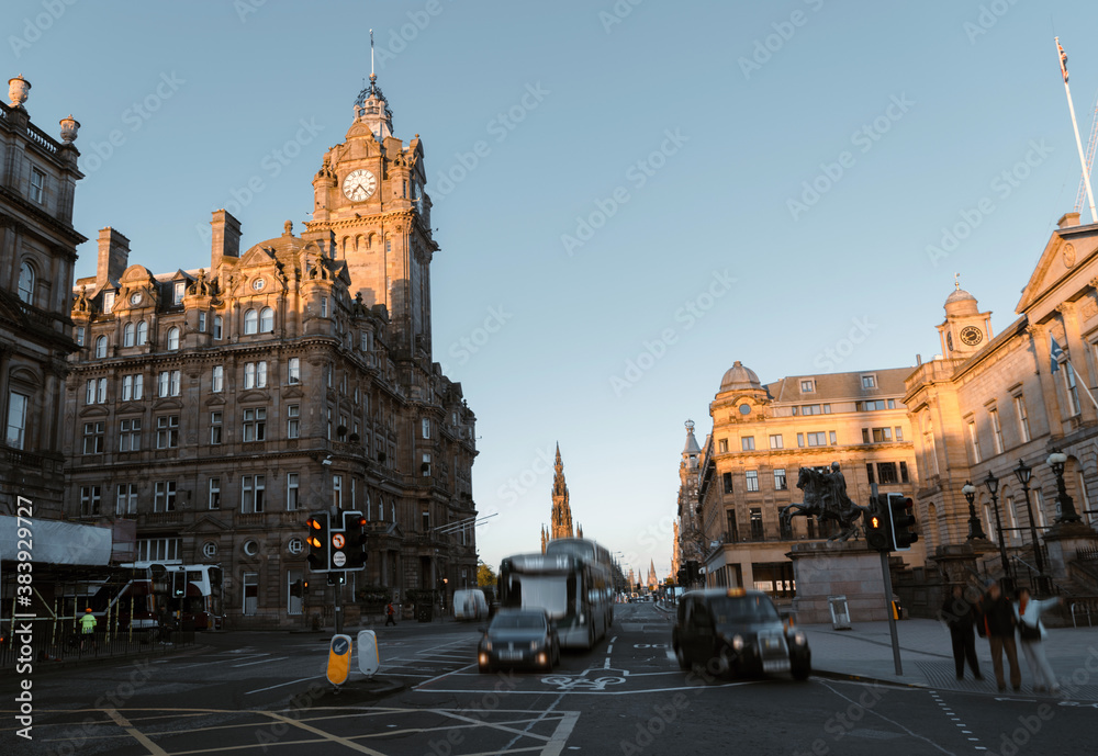 Streets of Edinburgh, Scotland, UK